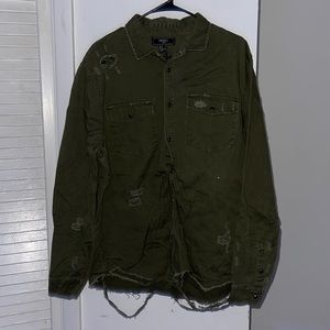 XL distressed light weight shirt